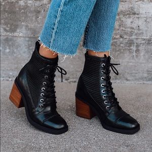 Kelsi Dagger lace up boot. Worn once